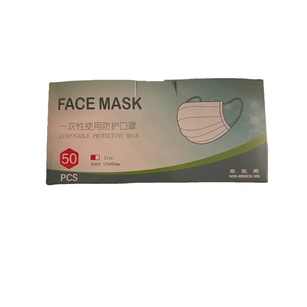Disposable 3 Ply Face Masks 50 PCS